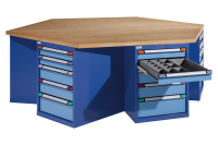 Sechs-Eck Werkb&auml;nke